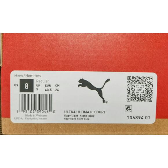 PUMA‎ ULTRA ULTIMATE COURT, MENS SIZE 8 main image 5